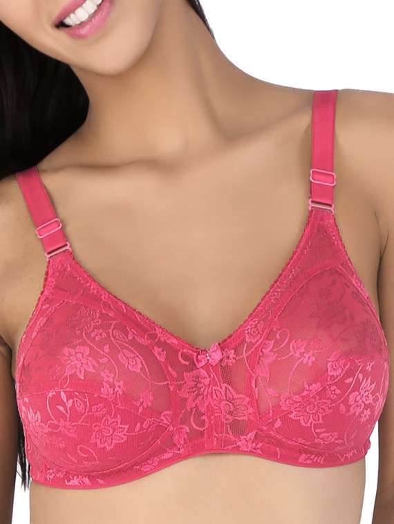 bow patch sheer bra 