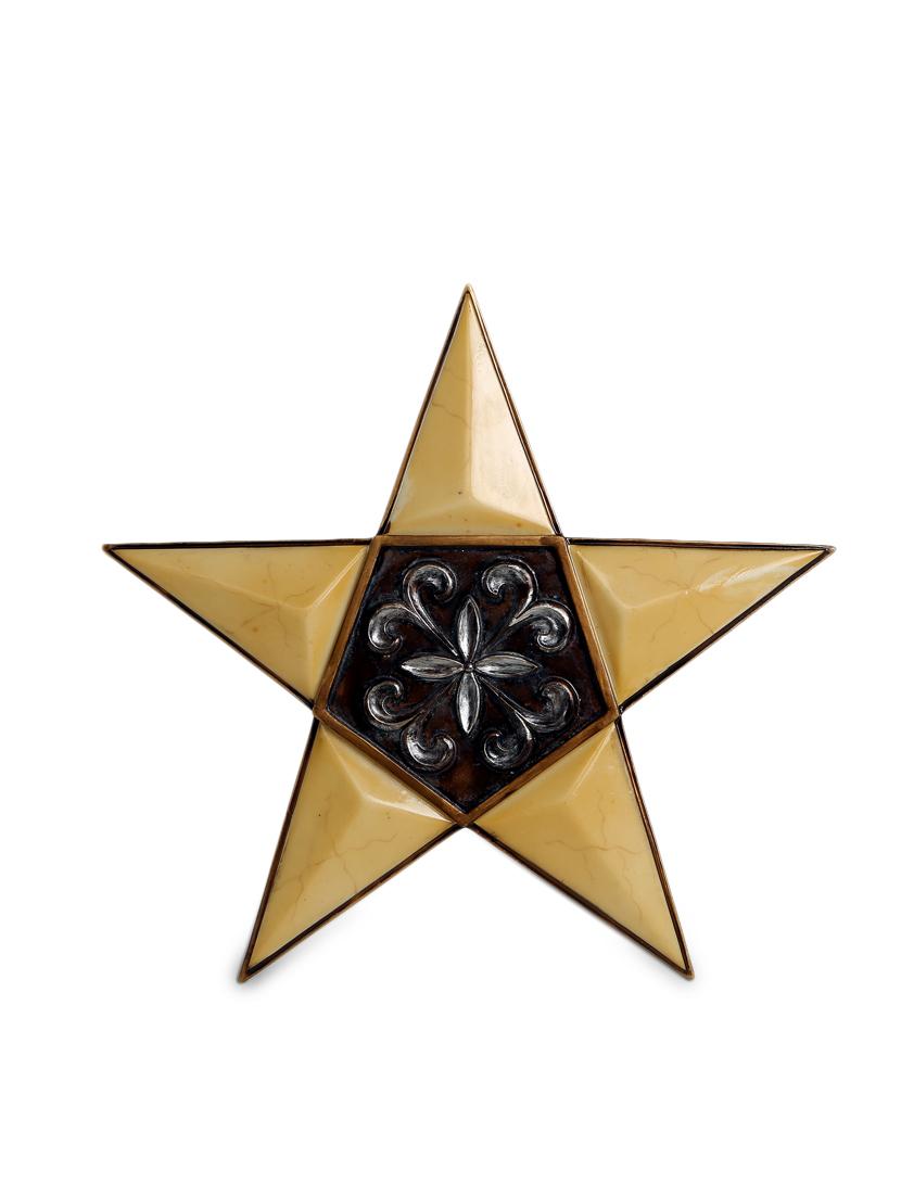 Yellow Wood Star Shape Wall Hanging By Hosley Ping Yellow Wood Star Shape Wall Hanging By Hosley Ping For In India 9592163