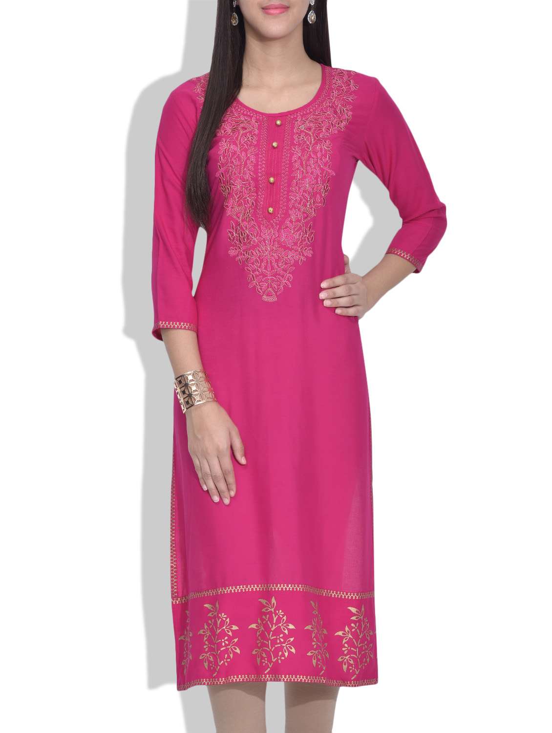 women's straight kurta - 9613987 - Zoom Image - 0
