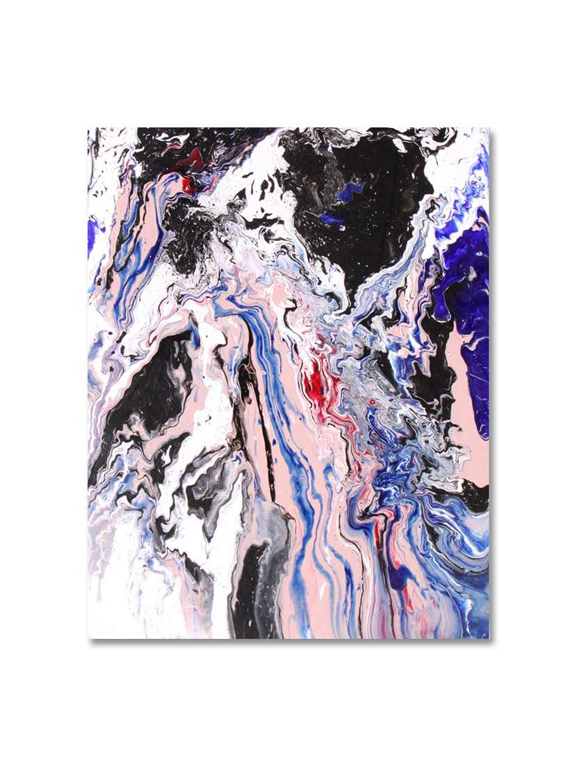 multicoloured premium printed painting on canvas