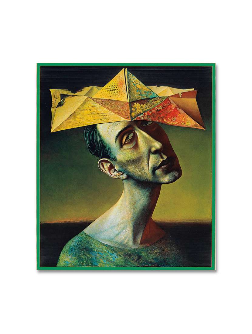 multicoloured premium printed painting on canvas