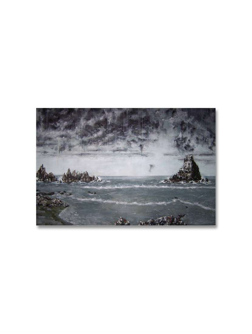 multicoloured premium printed painting on canvas