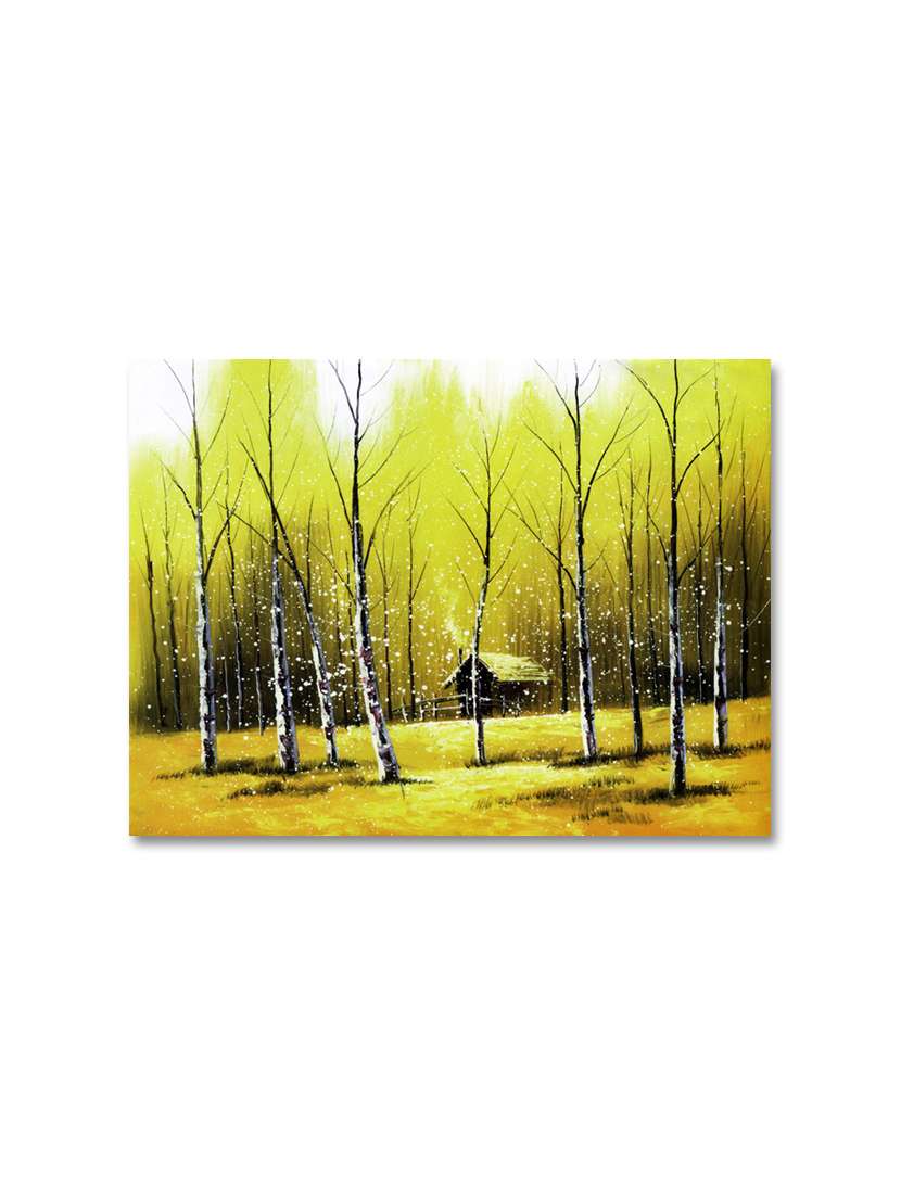 multicoloured premium printed painting on canvas