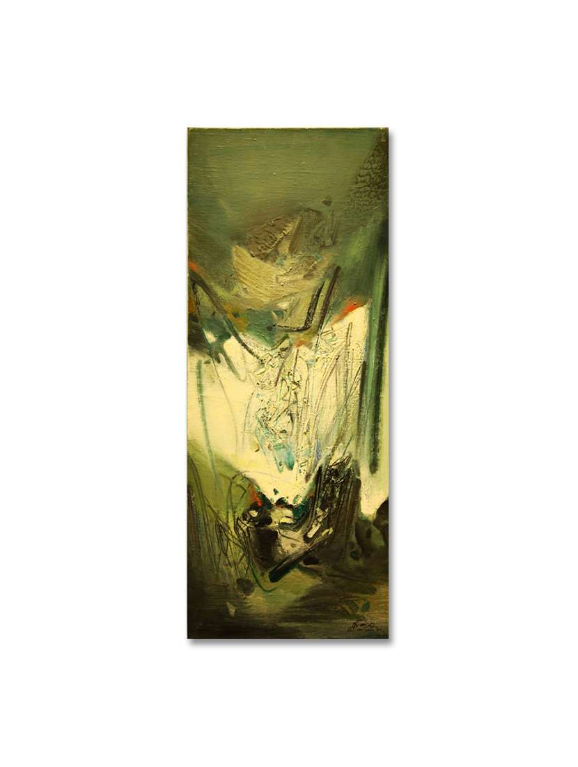 multicoloured premium printed painting on canvas