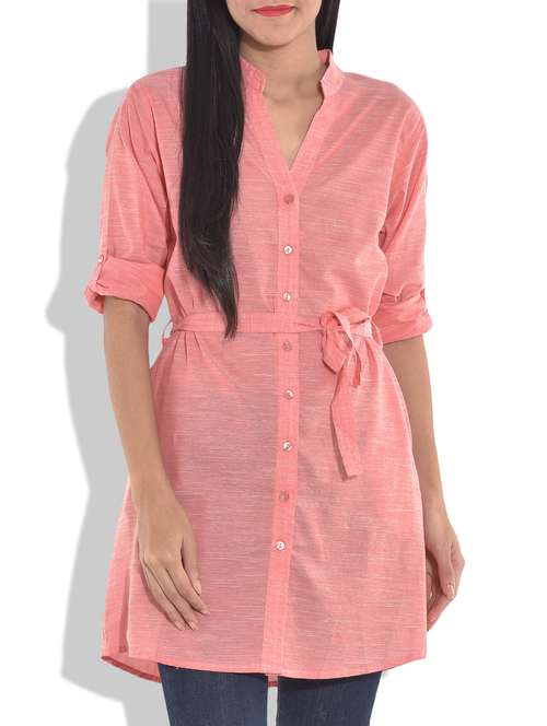 Pink Cotton Top - 9659904 - Standard Image - 0