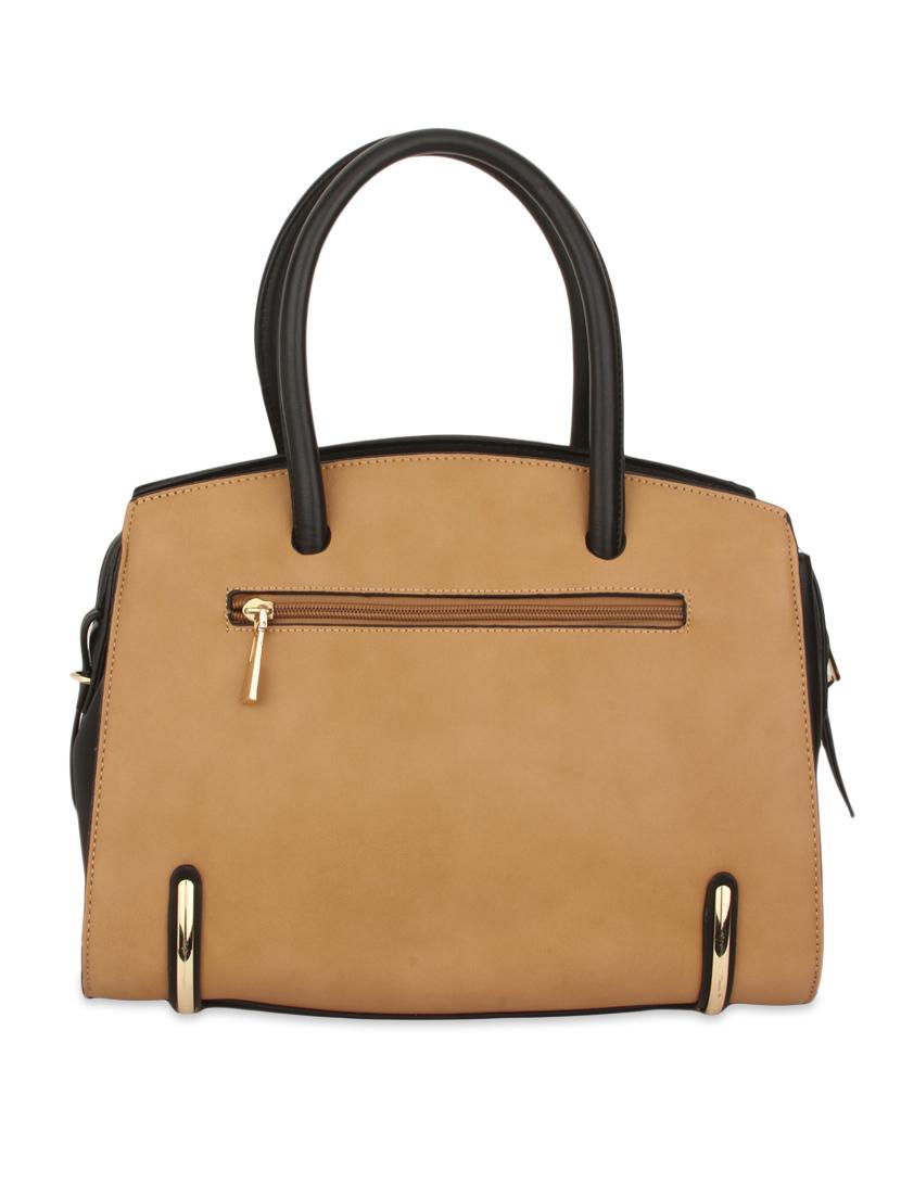 Brown Embellished Faux Leather Handbag By Alvaro Castagnino Brown Embellished Faux Leather Handbag By Alvaro Castagnino Online Ping For Handbags In India 9704351