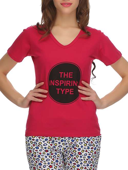 trendy graphic print cotton t-shirt - 9718857 - Standard Image - 0