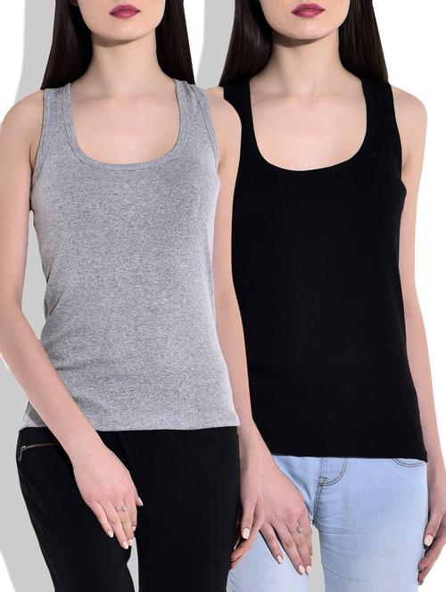 set of 2 racer back cotton camisole - 9721805 - Standard Image - 0