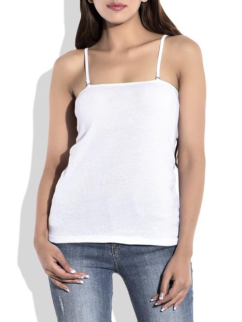 detachable strap solid camisole  - 9721808 -  Standard Image - 0