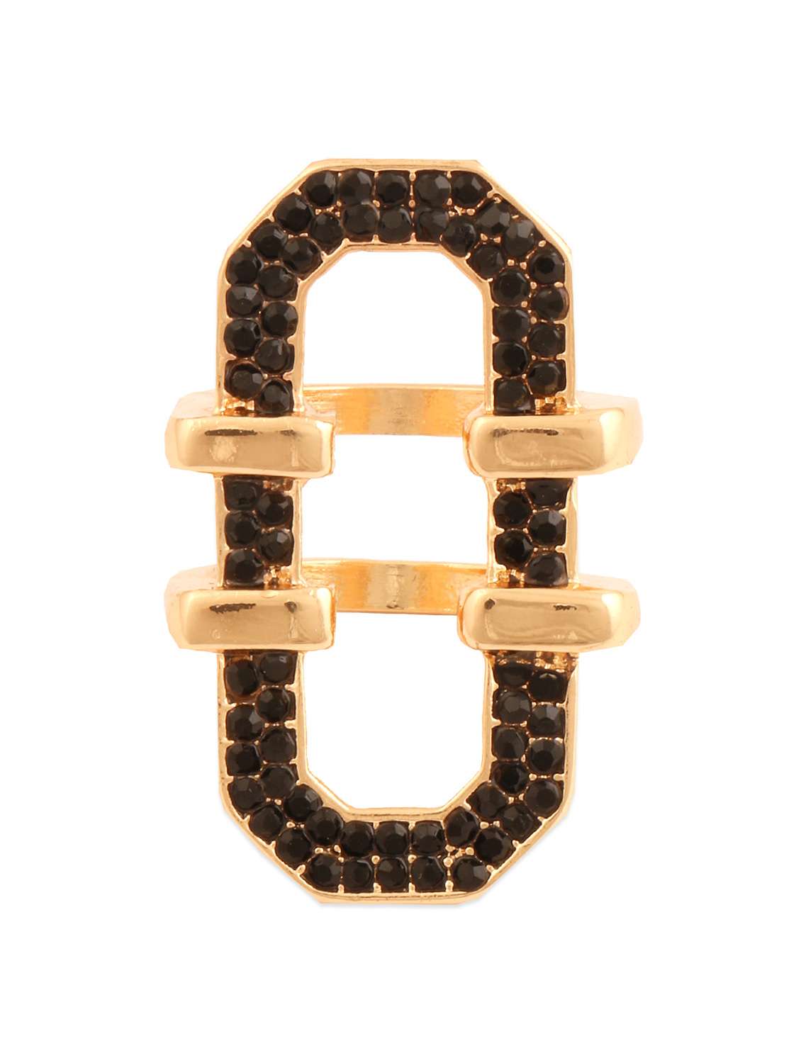 black & golden "o" ring