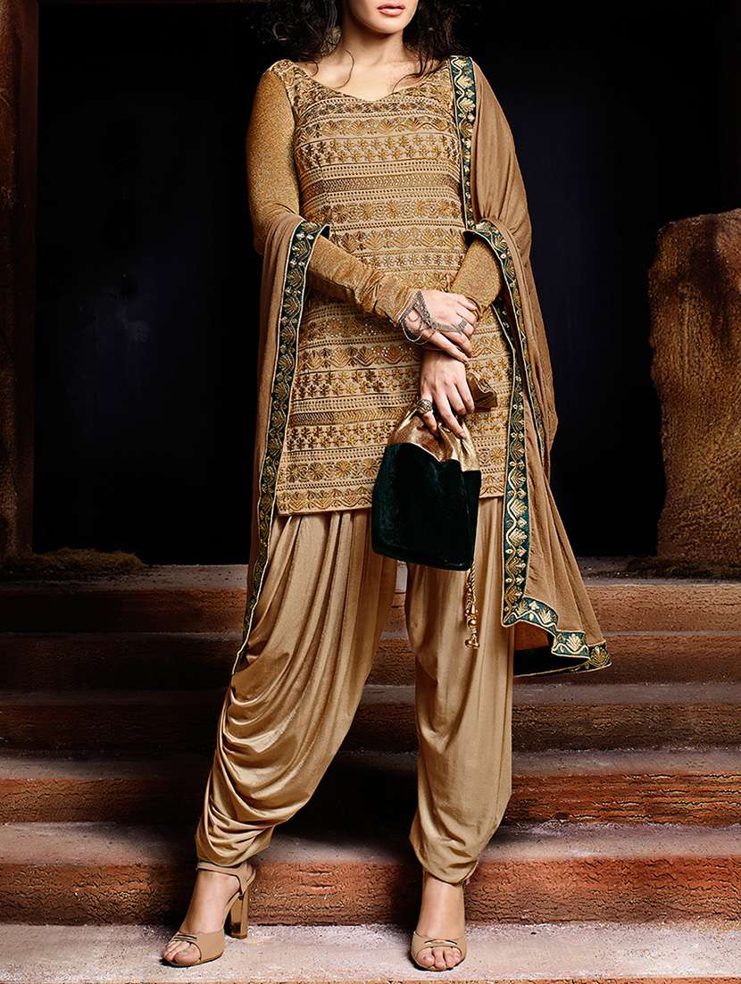 Buy online Golden Colour Georgette Embroidery Semi Stitched Dress Material from Suits & Dress material for Women by Pikasho for 5999 at 25% off | 2026 Limeroad.com Buy online Golden Colour Georgette Embroidery Semi Stitched Dress Material from Suits & Dress material for Women by Pikasho for 5999 at 25% off | 2026 Limeroad.com
