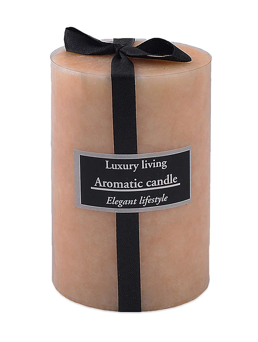 caramel scented candle-6"x3"
