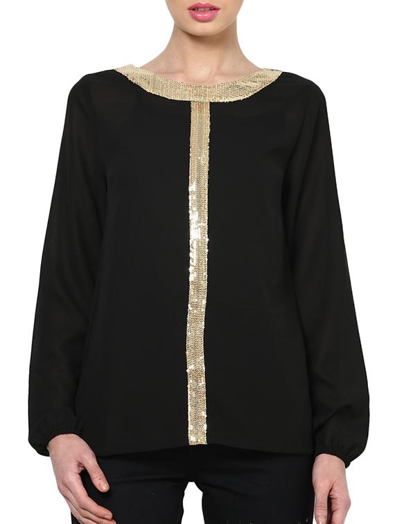 women's straight boat neck top - 981734 -  Zoom Image - 0