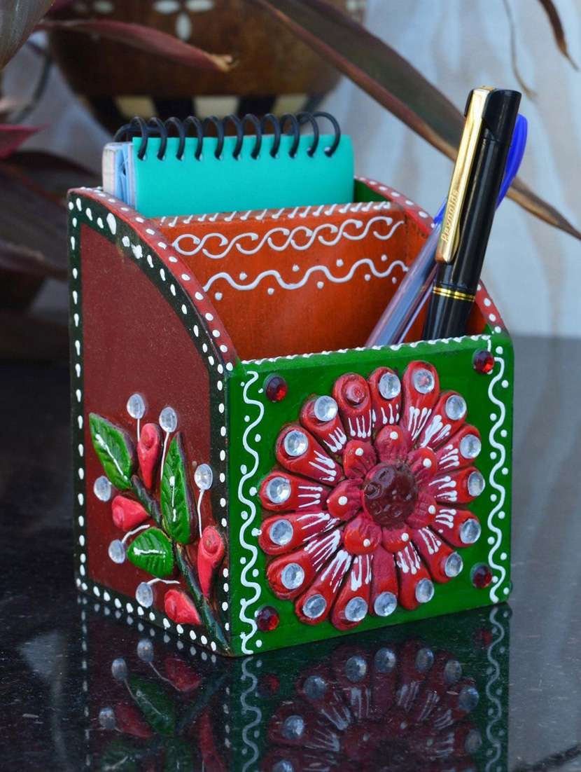 Diy Pencil Box Pencil Stand With Cardboard Paper Mache Pencil
