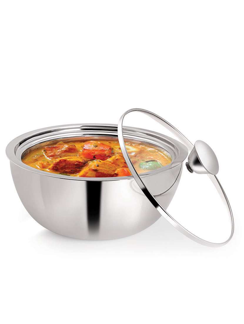 nanonine insulated gravy pot, 1150ml, silver