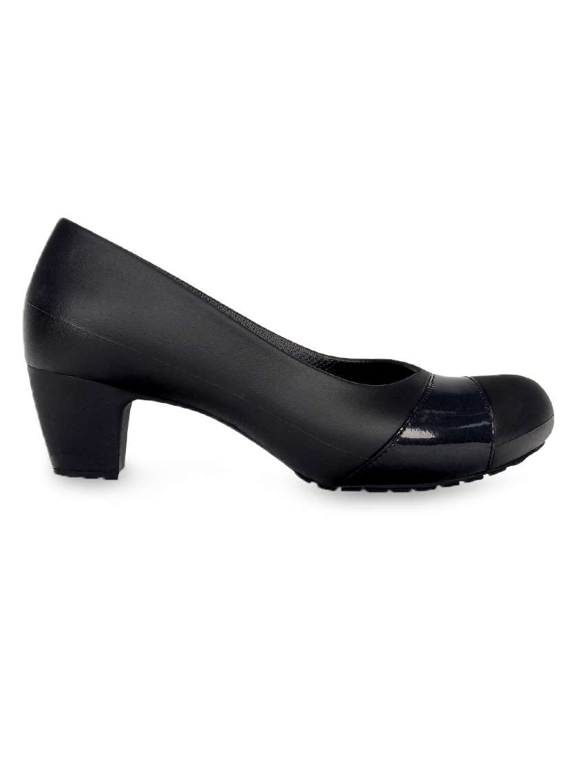 Buy online Black Formal Pump Shoes from heels for Women by Crocs