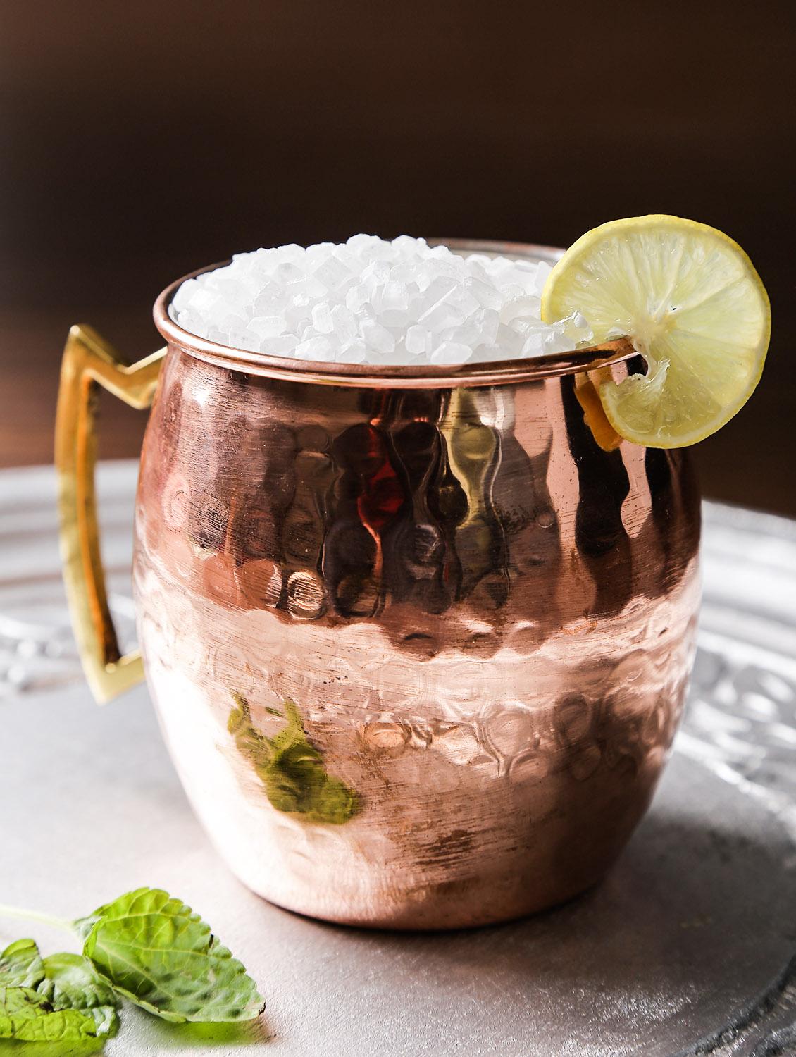 copper colour copper mug